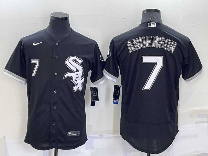 Chicago White Sox #7 Tim Anderson Number Black Stitched MLB Flexbase Nike Jersey,We sell and wholesale Chicago White Sox #7 Tim Anderson Number Black Stitched MLB Flexbase Nike Jersey on line form chian!